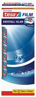 tesa 58259-00000-00 tesafilm Kristalhelder Transparant (l x b) 33 m x 15 mm 10 stuk(s) - thumbnail