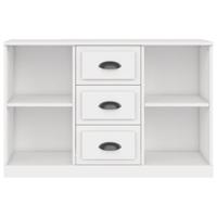 Dressoir 104,5x35,5x67,5 cm bewerkt hout wit - thumbnail