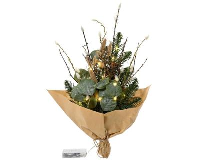 gras prelit d15h50 cm groen/wit/warm wit Everlands - Everlands