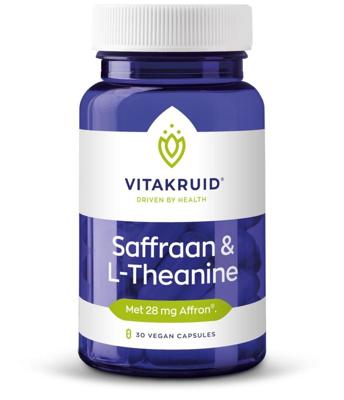 Vitakruid Saffraan 28 mg (Affron®) & L-Theanine Groene Thee