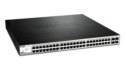 D-Link DGS-1210-52MP/E Netwerk switch RJ45/SFP 48 + 4 poorten 104 Gbit/s PoE-functie
