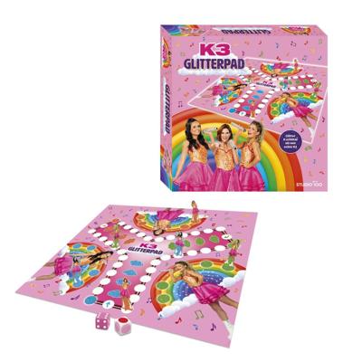 Studio 100 K3 bordspel - glitterpad