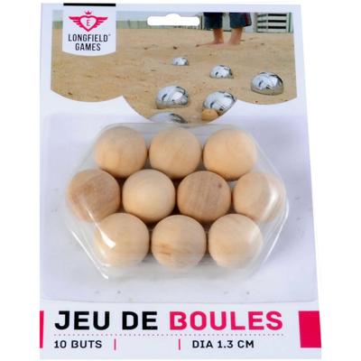 Houten Jeu de Boules Buts, 10st.