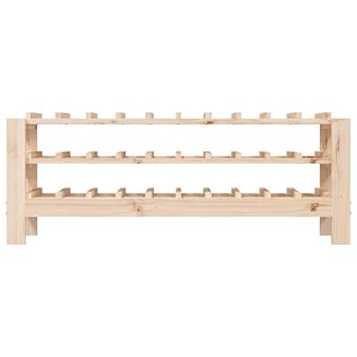 Wijnrek 109,5x30x42 cm massief grenenhout