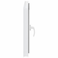 Kelderraam "RISOR" 80x60 cm draai- en kiephoek DIN rechts wit - thumbnail