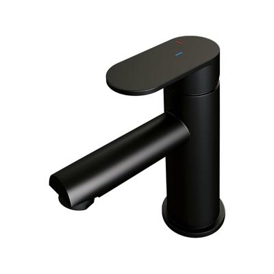 Brauer Black Edition Lage Opbouw Wastafelmengkraan Model C Mat Zwart