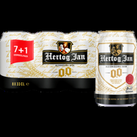 Hertog Jan 0.0% Alcoholvrij bier Blik 7+1 330ML bij Jumbo - thumbnail