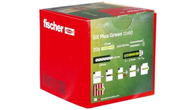 Fischer 567812 SX Plus Green Spreidplug 60 mm 12 mm 20 stuk(s)