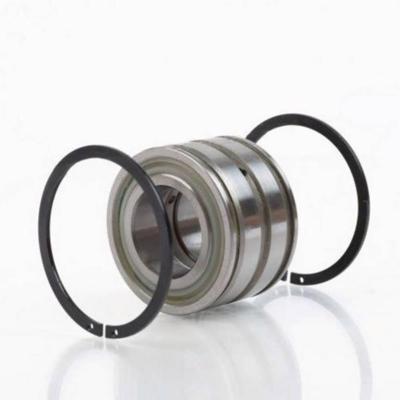 INA SL045014 cilindrisch rollager, dubbele rij, vaste normale uitgang, open uiteinde, oliegat, metrisch, 70 mm ID, 110 mm OD, 54 mm breedte, 3400 tpm maximale rotatiesnelheid, 61000 lbf Statisch