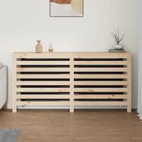 Radiatorombouw 169x19x84 cm massief grenenhout - thumbnail