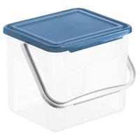 Rotho Waspoederbox 4.5L Horizon Blauw/Transparant - thumbnail
