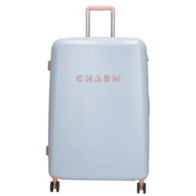 Charm London Travel Trolley L Baby Blue