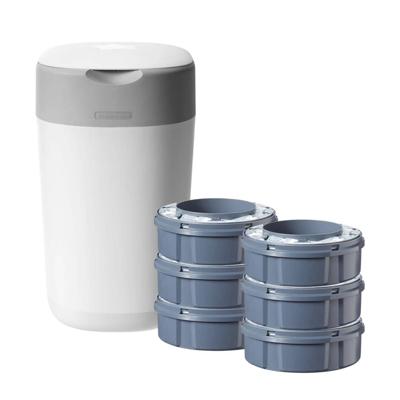 Tommee Tippee Tommee Tippee Sangenic Startpakket Twist & Click Wit + 6 Navul (1set) Tommee Tippee Tommee Tippee Sangenic Startpakket Twist & Click Wit + 6 Navul (1set)