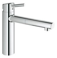 Grohe Concetto keukenkraan met uittrekbare kraanuitloop chroom - thumbnail