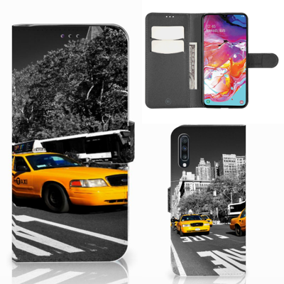 Samsung Galaxy A70 | Flip Cover | New York Taxi Samsung Galaxy A70 | Flip Cover | New York Taxi