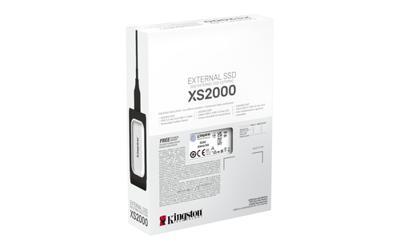 Kingston XS2000 4 TB Externe SSD harde schijf (2,5 inch) USB-C Zwart/zilver SXS2000/4000G