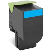 Lexmark Toner 802HC Origineel Cyaan 3000 bladzijden 80C2HCE - thumbnail
