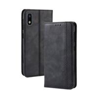 Magnetische Buckle retro Crazy Horse textuur horizontale Flip lederen case voor Galaxy A10e met houder & kaartsleuven & fotolijstjes (zwart) - thumbnail