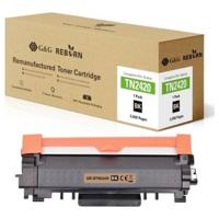 G&G Toner vervangt Brother TN-2420 Compatibel Zwart 3000 bladzijden Reborn remanufactured 21078 - thumbnail