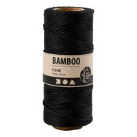 Creativ Company Bamboekoord zwart, 65m - thumbnail