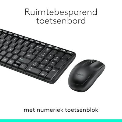 Logitech Wireless Combo MK220 toetsenbord + muis desktopset