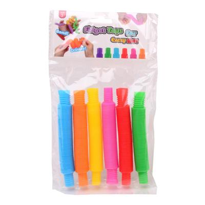 John Toy Fidget tubes zakje a 6 stuks