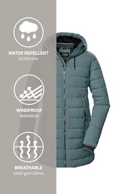Killtec KOW 55 QLTD Parka Jas Dames Blue Grey 46