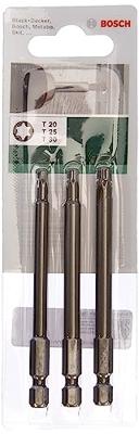 Bosch Accessoires Tweezijdige schroefbitset | T20, T25 en T30 | 89 mm | 3-delig - 2609255972 Bosch Accessoires Tweezijdige schroefbitset | T20, T25 en T30 | 89 mm | 3-delig - 2609255972