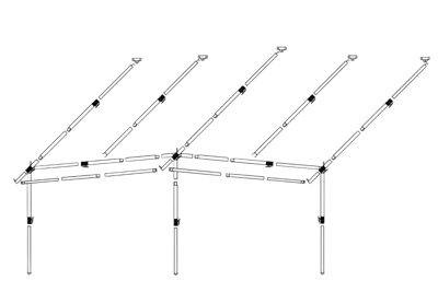 Dorema Frame Voortent President/Smaragd Staal Easygrip 28mm