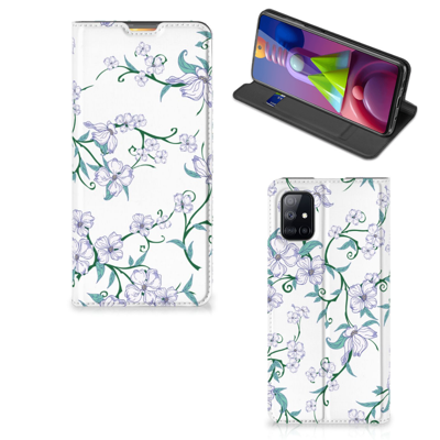 Samsung Galaxy M51 Uniek Smart Cover Blossom White Samsung Galaxy M51 Uniek Smart Cover Blossom White