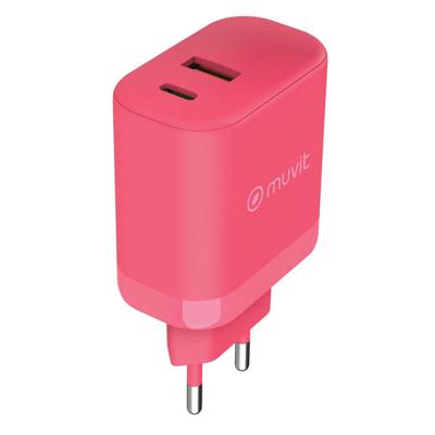 Oplader Muvit for Change WCEU24-45-AC Magenta 45 W Oplader Muvit for Change WCEU24-45-AC Magenta 45 W