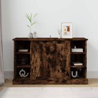 Dressoir 100x35,5x60 cm bewerkt hout gerookt eikenkleurig - thumbnail