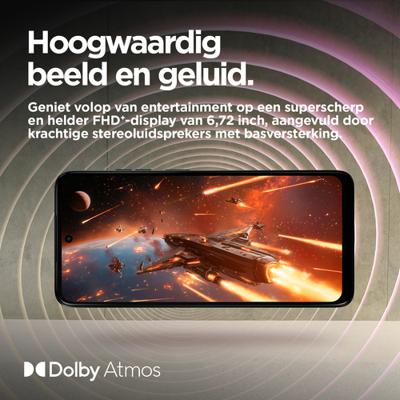 Motorola moto g15 17,1 cm (6.72") Dual SIM Android 15 4G USB Type-C 8 GB 256 GB 5200 mAh Marineblauw