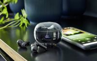 Intenso Buds Plus T310AE T310AE T310AE Draadloze hoofdtelefoon met Active Noise Cancelling, ENC, Bluetooth en tot 25 uur muziekweergave, zwart - thumbnail