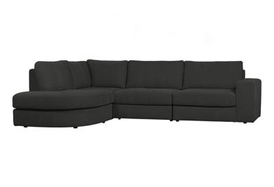 vtwonen Hoekbank 'Family' Links, Woven, kleur Antraciet