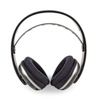 Nedis HPRF210BK Draadloze Hoofdtelefoon Radiofrequent (rf) Over-ear Oplaadstation Zwart / Zilver - thumbnail