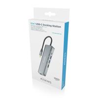 Aisens ASUC-5P011-GR USB-hub, grijs, 1 stuk - thumbnail