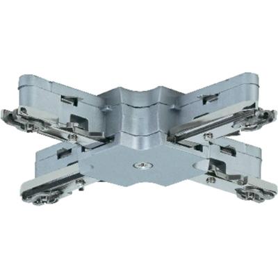 Paulmann 97657 97657 230V-railsysteemcomponenten X-verbinder Chroom (mat)