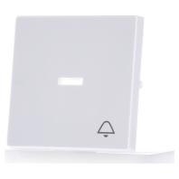 Busch-Jaeger 2CKA001751A2754 Wipschakelaar bel Afdekking Busch-axcent, Carat, Future lineair, Solo Verkeerswit, Wit 1 stuk(s)