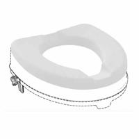 Zachte toiletzitting voor Atlantis toiletverhoger - licht grijs - thumbnail