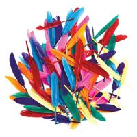 Colorations - gekleurde eendenveren, 28,5 gram - thumbnail