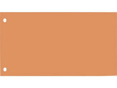 Scheidingsstrook Oxford smal 240x105mm 190gr oranje 100 stuks Scheidingsstrook Oxford smal 240x105mm 190gr oranje 100 stuks