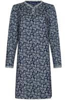 Donkerblauw katoenen nachthemd - thumbnail