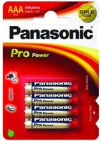 Panasonic AAA LR03 4stuks Pro Power Alkaline Micro Penlites - thumbnail