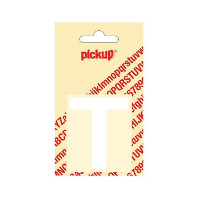 Deco letter t helvetica wit 60 mm Pickup - Pickup