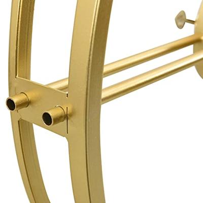 VidaXL Wandklok 52 cm ijzer goudkleurig
