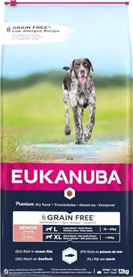 Eukanuba Senior Large met oceaanvis graanvrij hondenvoer 12 kg