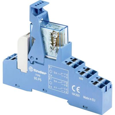 Finder 48.P8.7.024.4050 Koppelrelais 24 V/DC 10 A 2x wisselcontact 1 stuk(s)