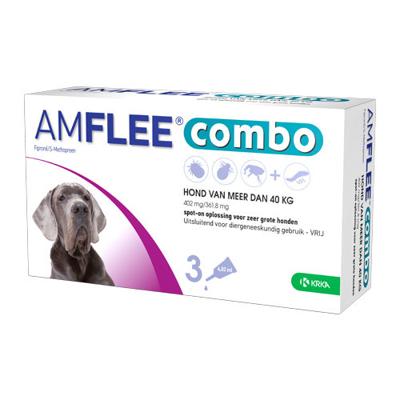 KRKA AMFLEE COMBO SPOT ON HOND >40 KG 402 MG 3 PIP