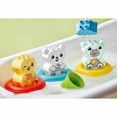 LEGO 10965 DUPLO Badspeelgoed: Drijvende Dierentrein, Badset voor baby's en kinderen vanaf 1,5 jaar met eend